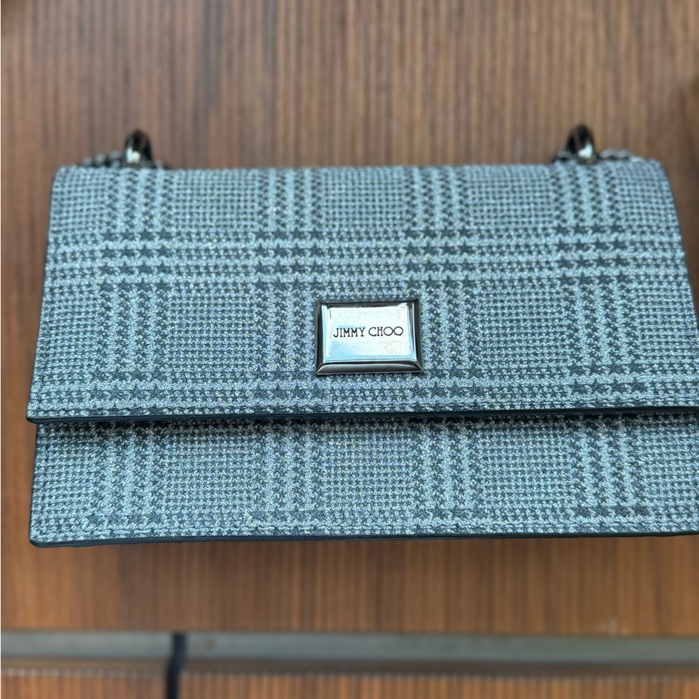 Jimmy Choo Elegant Gray Crossbody Bag